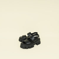 Prada Black Monolith Sandal 38.5