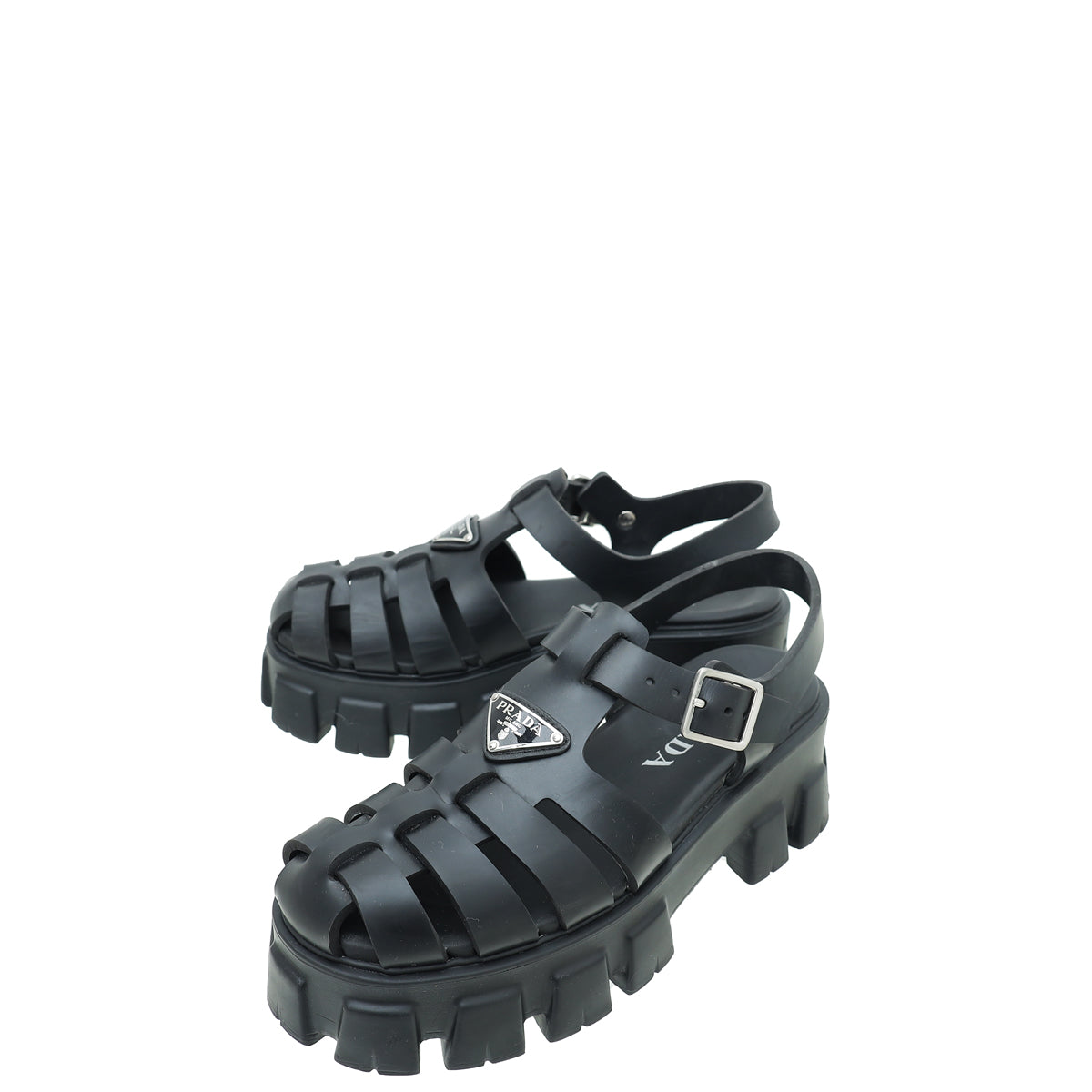 Prada Black Foam Rubber Sandal 38-Prada-THE CLOSET