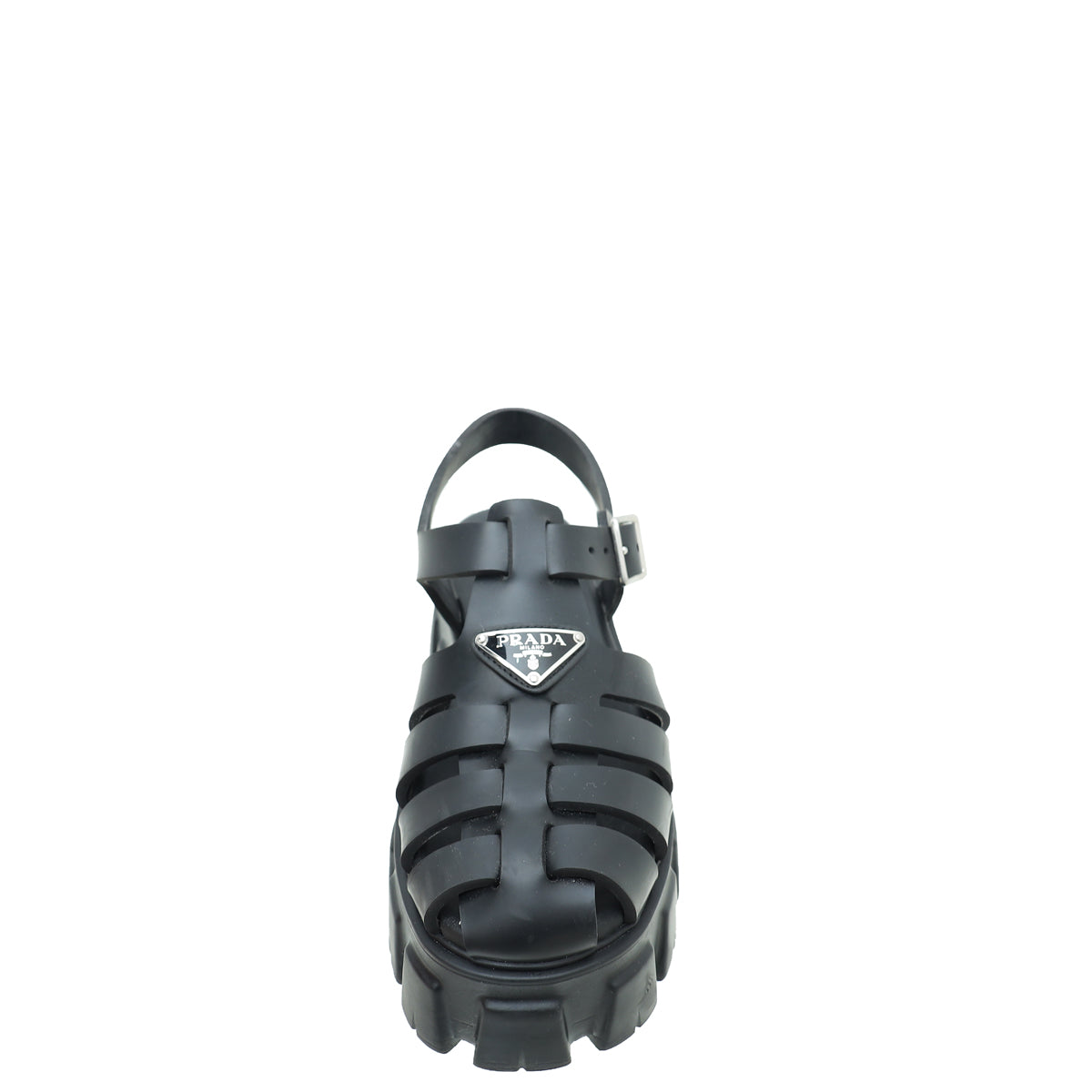 Prada Black Foam Rubber Sandal 38-Prada-THE CLOSET