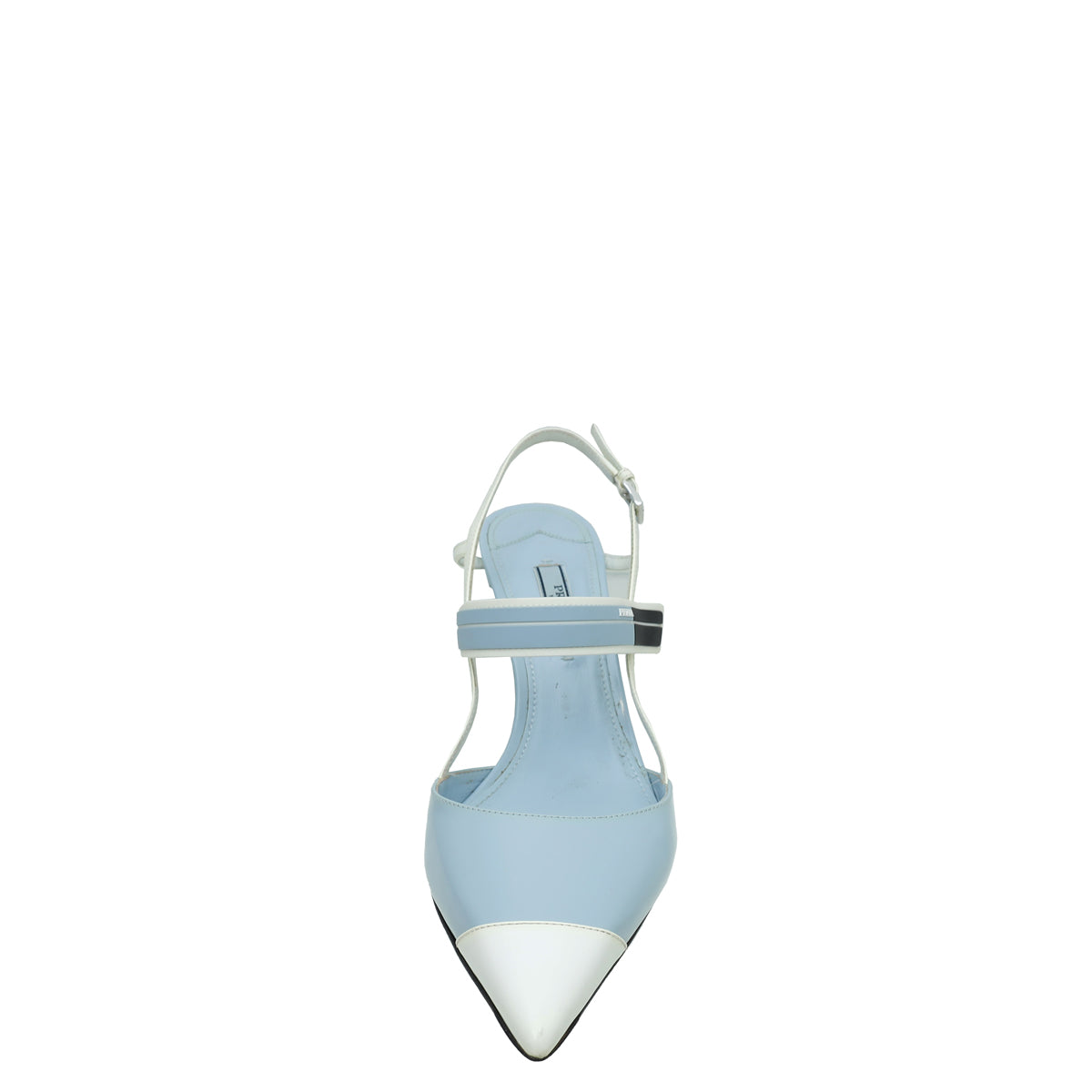 Prada Bicolor Brushed Slingback Heels 38-Prada-THE CLOSET