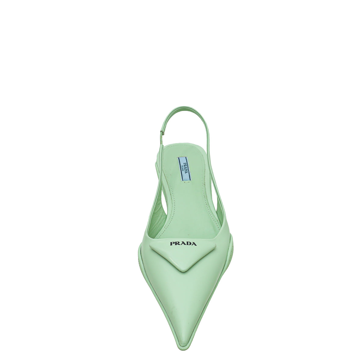 Prada Mint Green Soft Padded Slingback Pumps 38.5-Prada-THE CLOSET