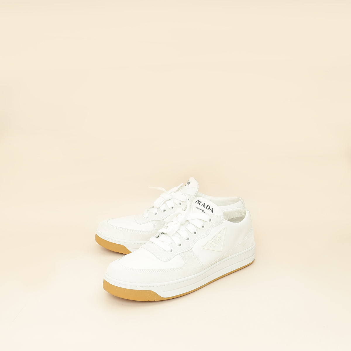 Prada Bicolor Downtown Sneakers 39-Prada-THE CLOSET