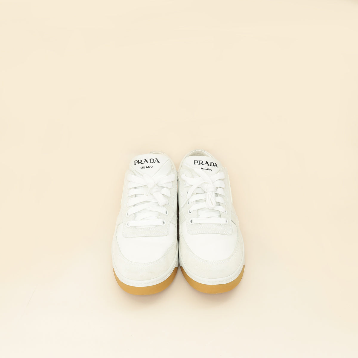 Prada Bicolor Downtown Sneakers 39-Prada-THE CLOSET