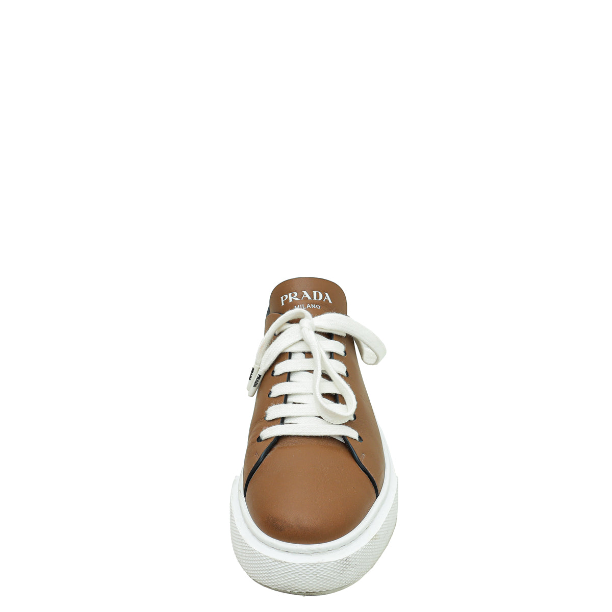 Prada Brown Logo Sneaker 39-Prada-THE CLOSET