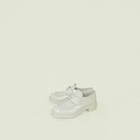 Prada Light Beige Triangle Logo Loafer 40