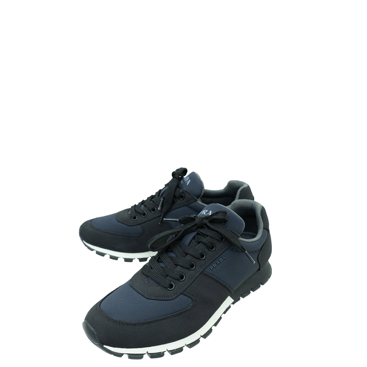 Prada Bicolor Re-Nylon Logo Sneaker 41-Prada-THE CLOSET