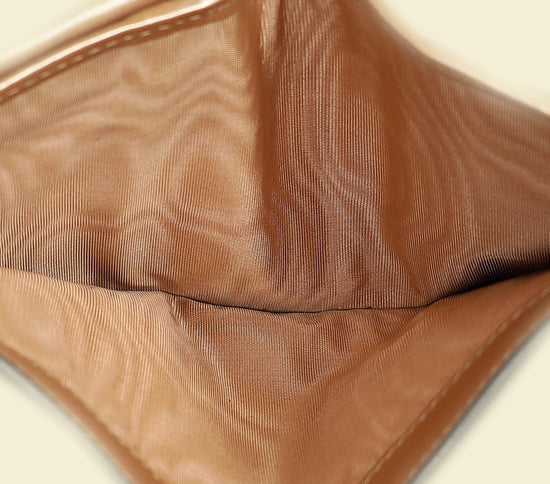 Prada Metallic Champaign Gold Shine Small Wallet-Prada-THE CLOSET