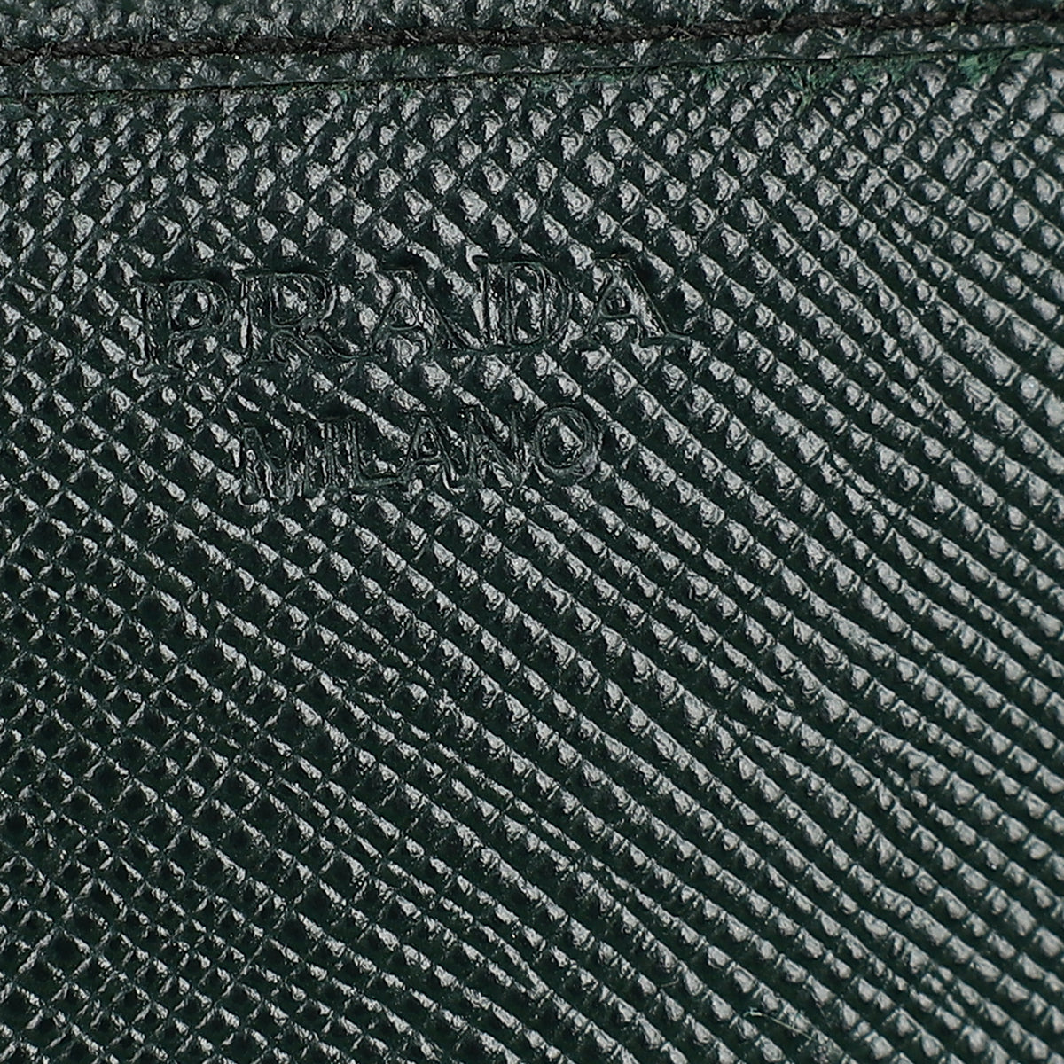 Prada Dark Green Lux Long Continental Wallet-Prada-THE CLOSET