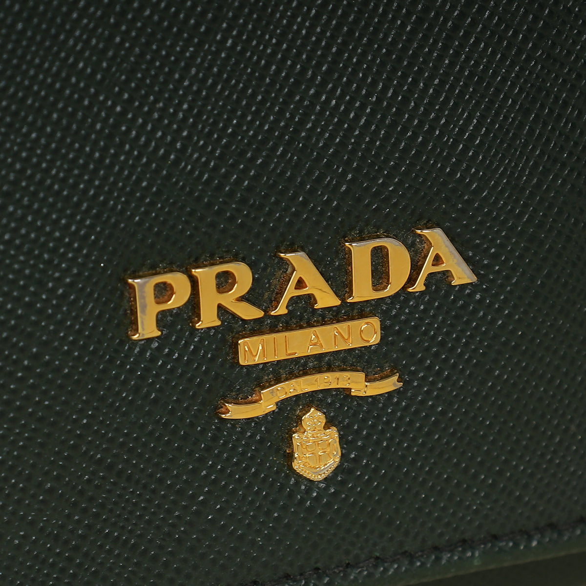Prada Dark Green Lux Long Continental Wallet-Prada-THE CLOSET