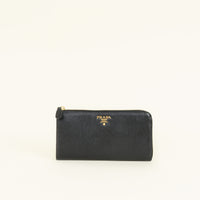 Prada Black Zip Wallet