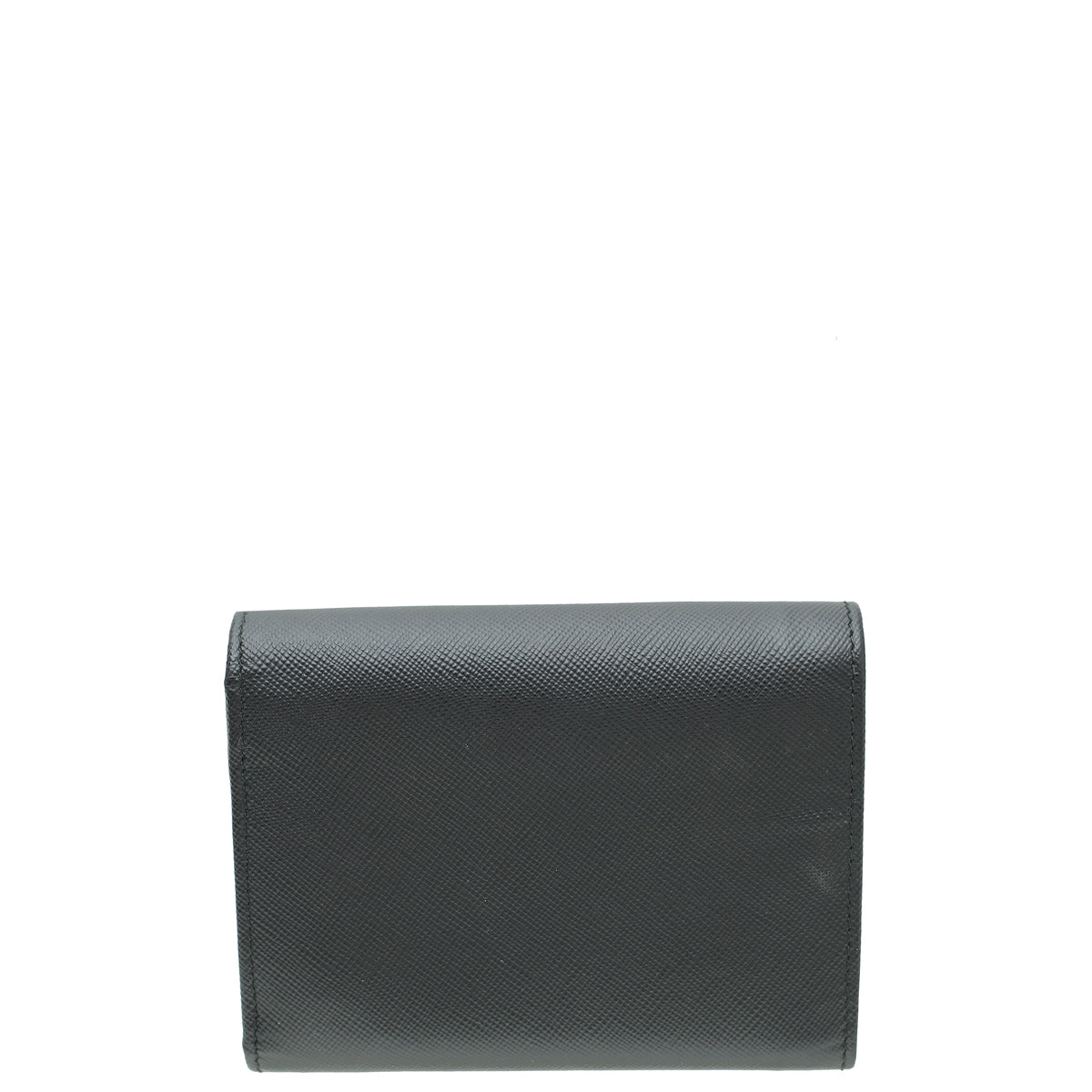 Prada Black Bow Trifold Wallet