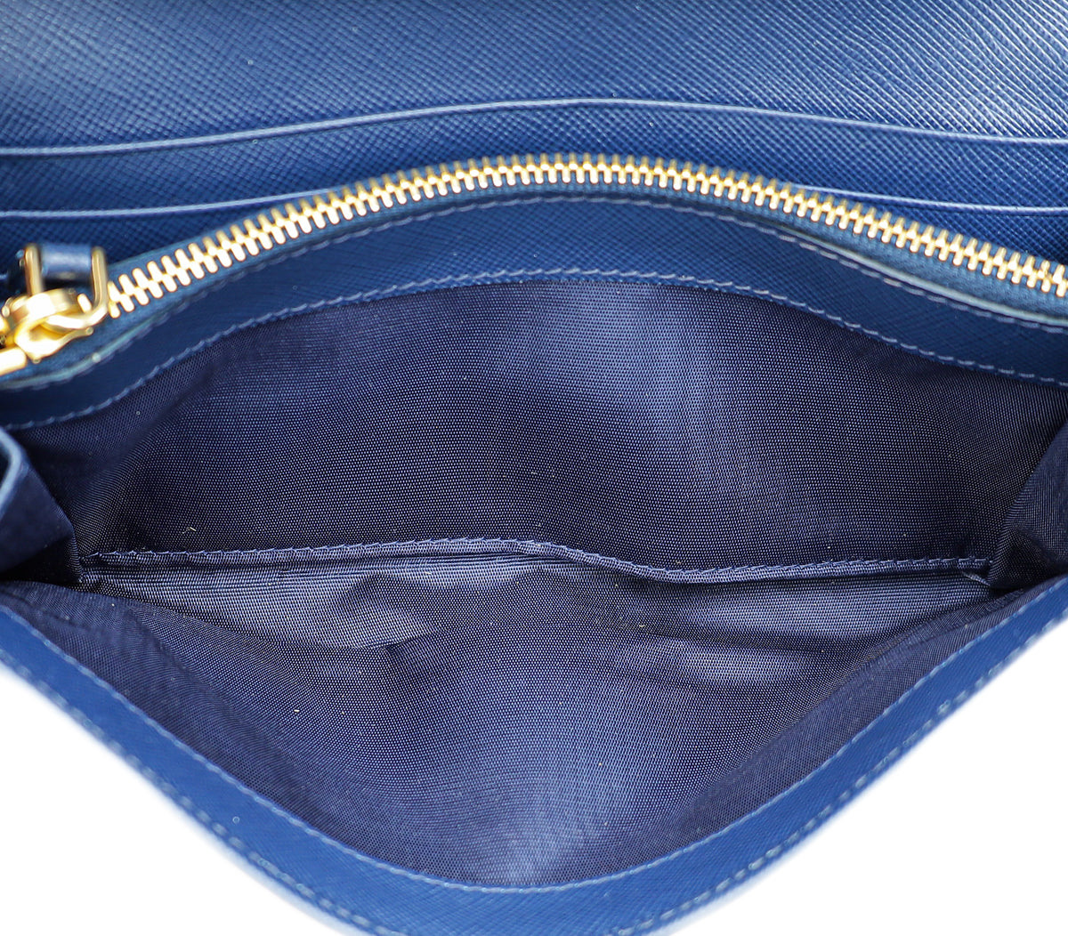 Prada Blue Large Wallet
