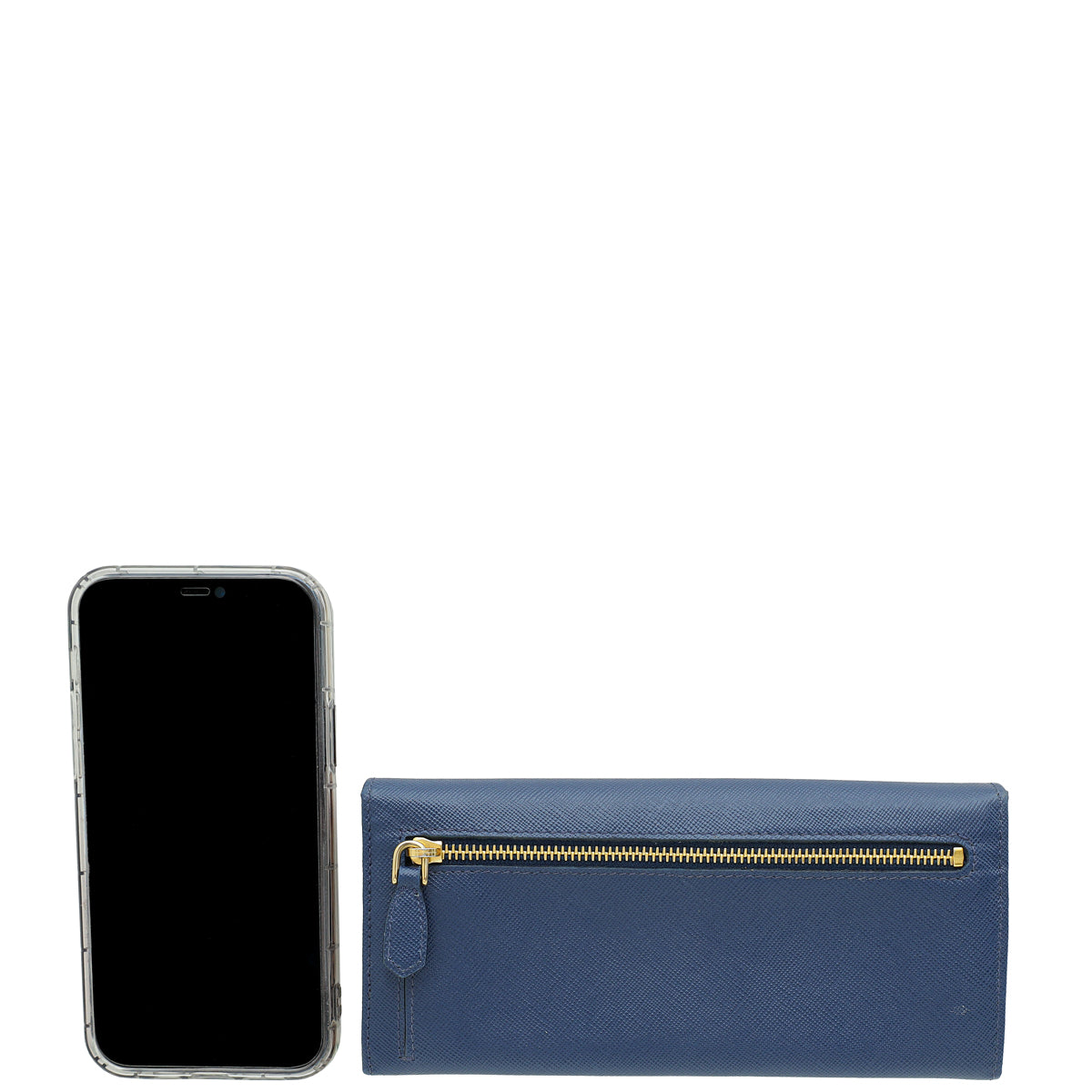 Prada Blue Large Wallet