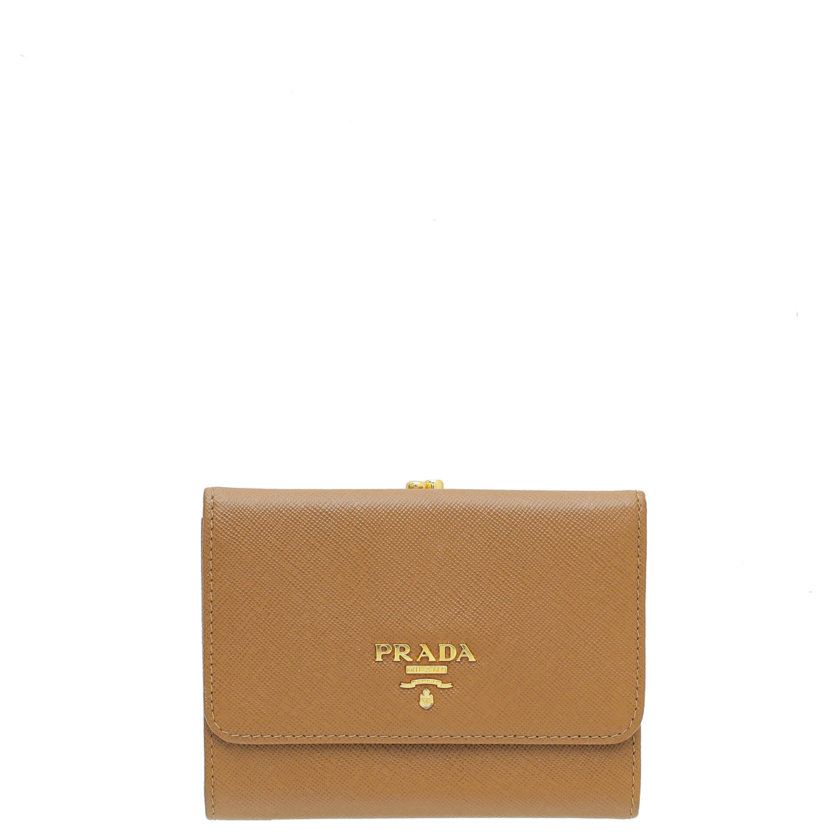 Prada Tan Lux Medium Purse Wallet-Prada-THE CLOSET