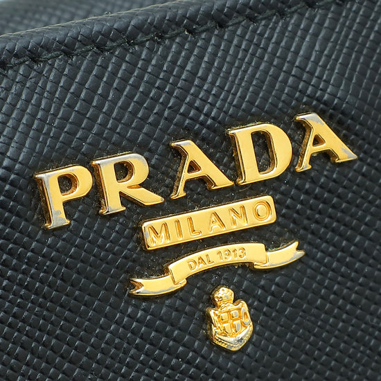 Prada Black French Wallet