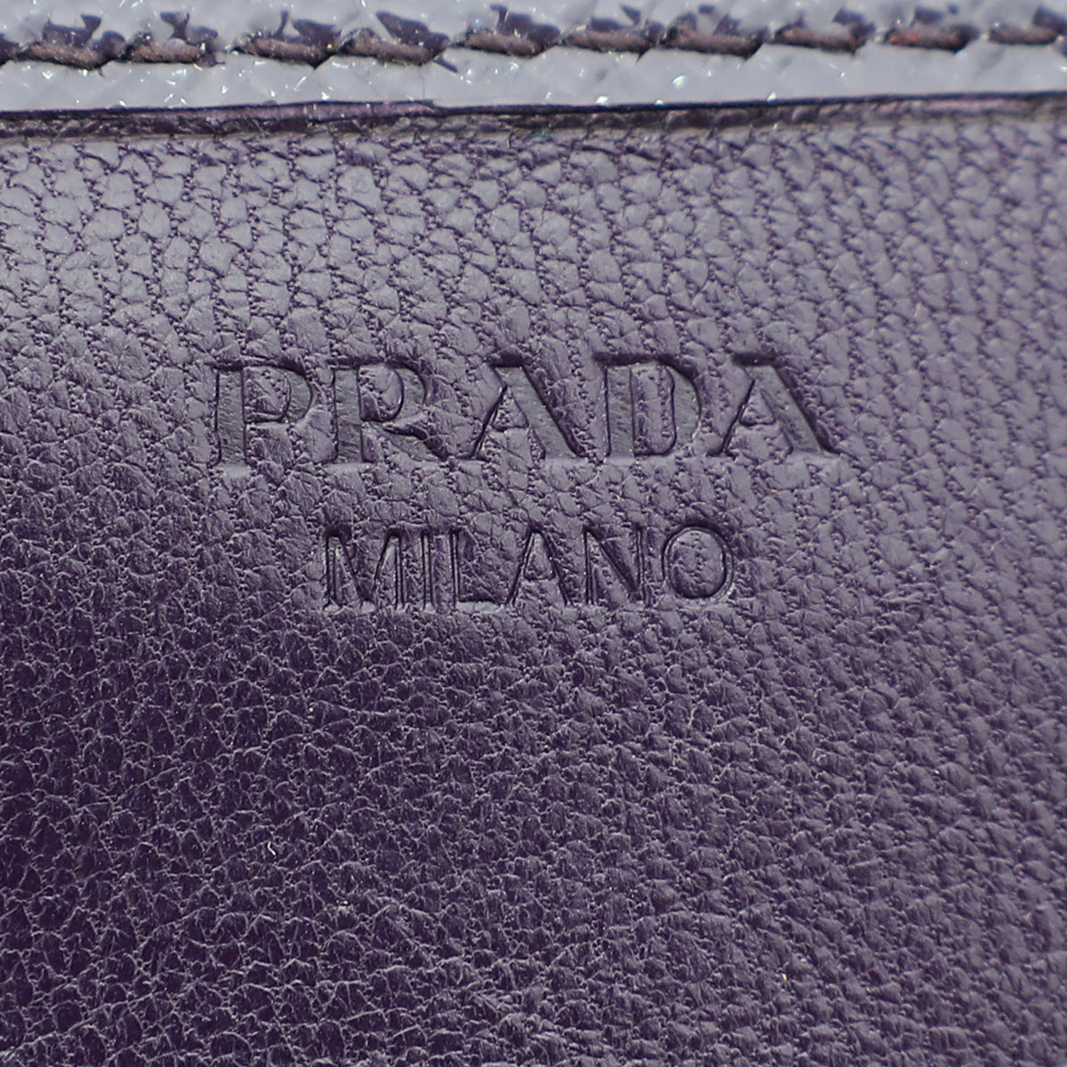 Prada Purple Lux Continental Wallet