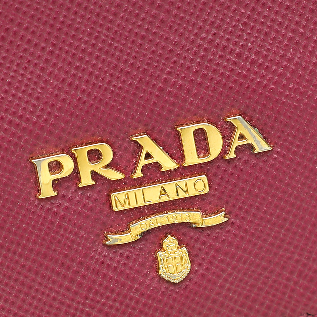 Prada Dark Mauve Lux Continental Wallet