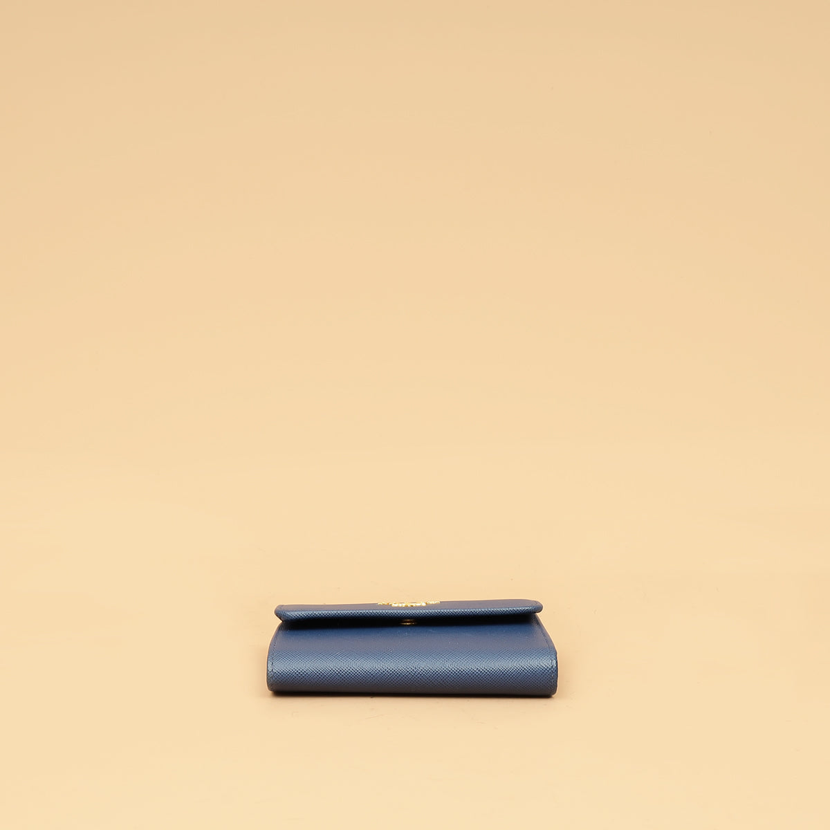 Prada Blue Trifold Small Wallet-Prada-THE CLOSET