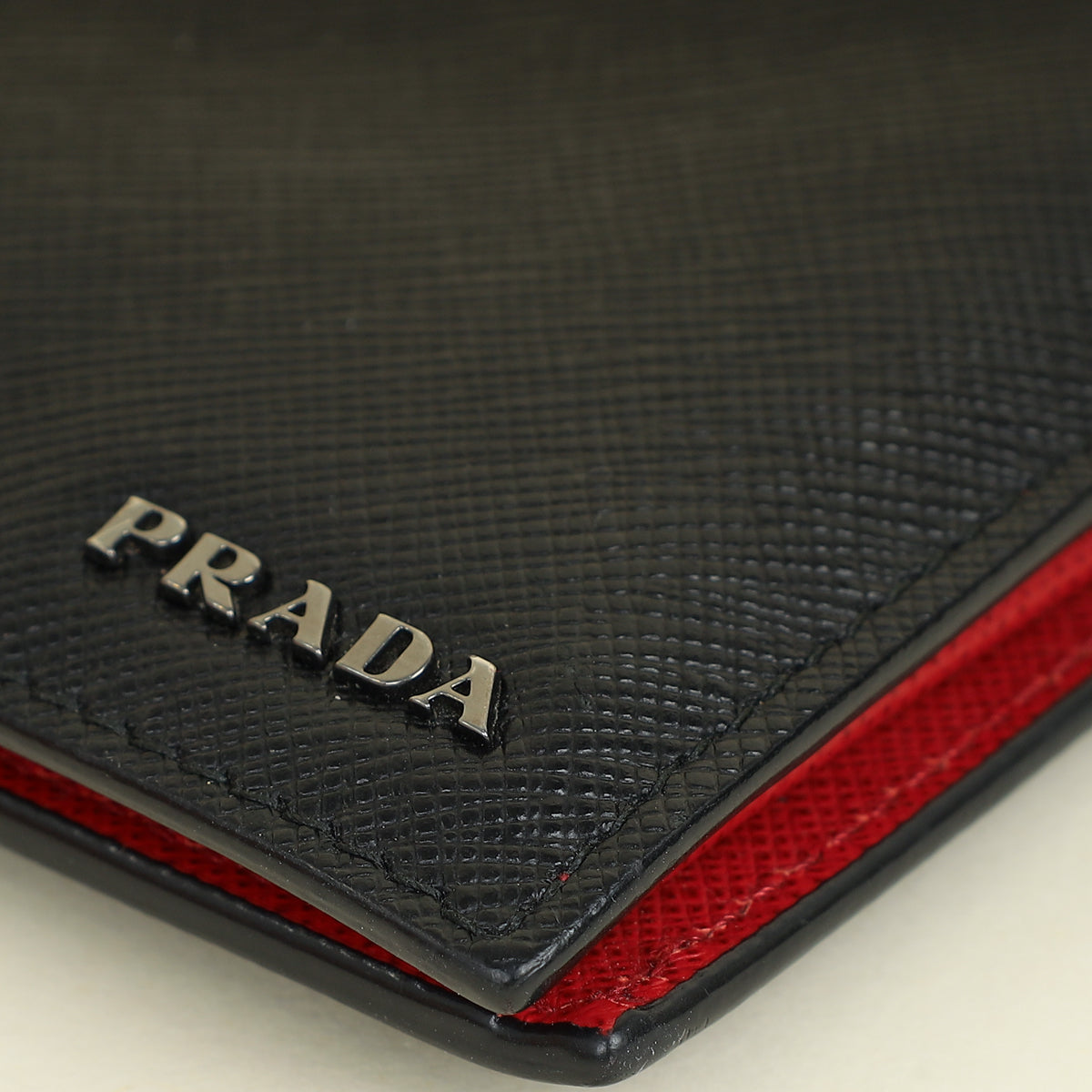 Prada Black Bi-fold Wallet
