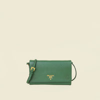 Prada Green Wallet Strap