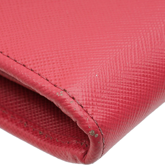 Load image into Gallery viewer, Prada Pink Zip Long Wallet
