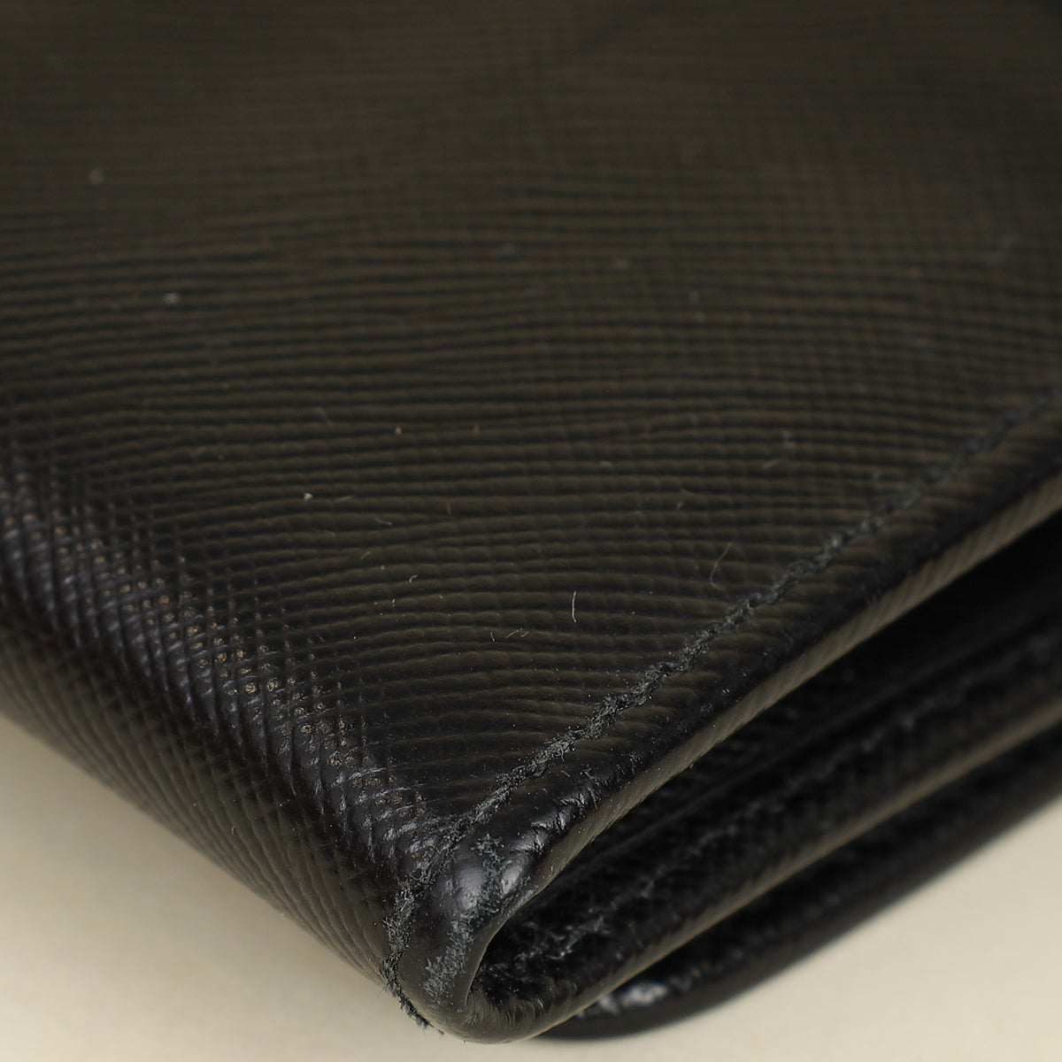 Prada Black Lux Continental Long Wallet-Prada-THE CLOSET