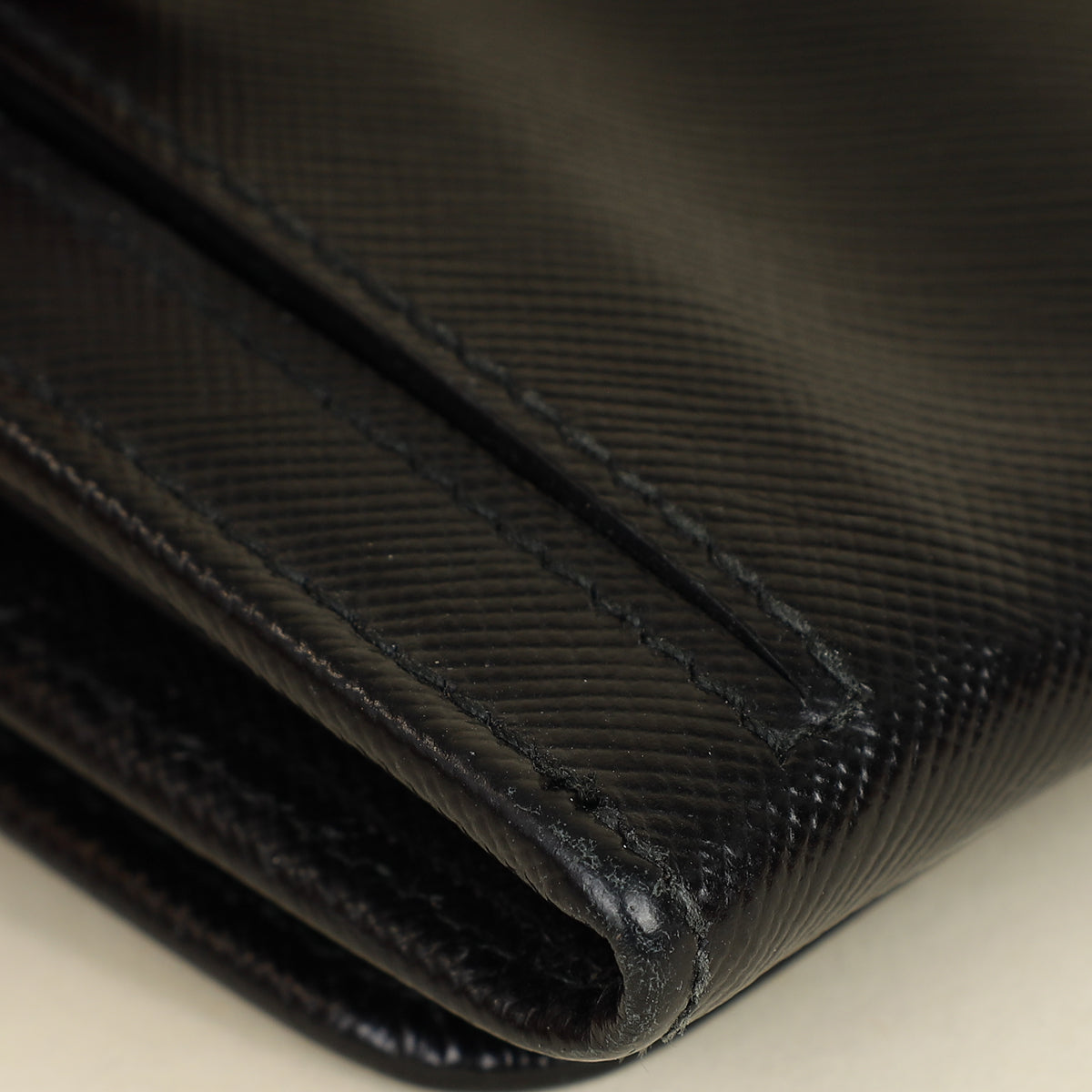 Prada Black Lux Continental Long Wallet-Prada-THE CLOSET