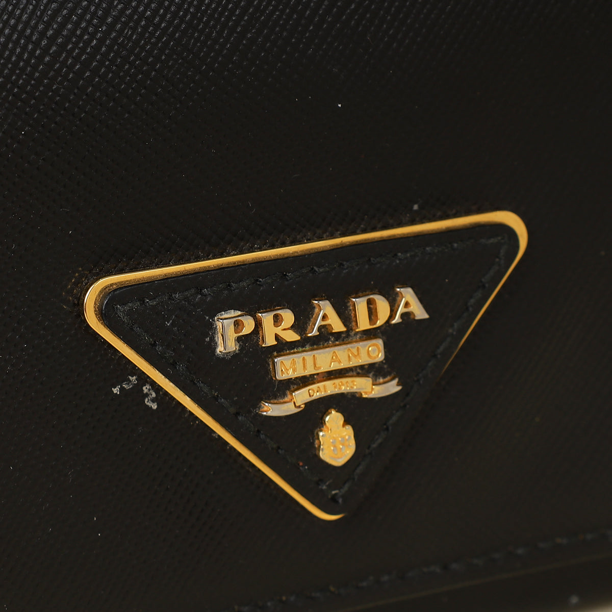 Prada Black Lux Continental Long Wallet-Prada-THE CLOSET