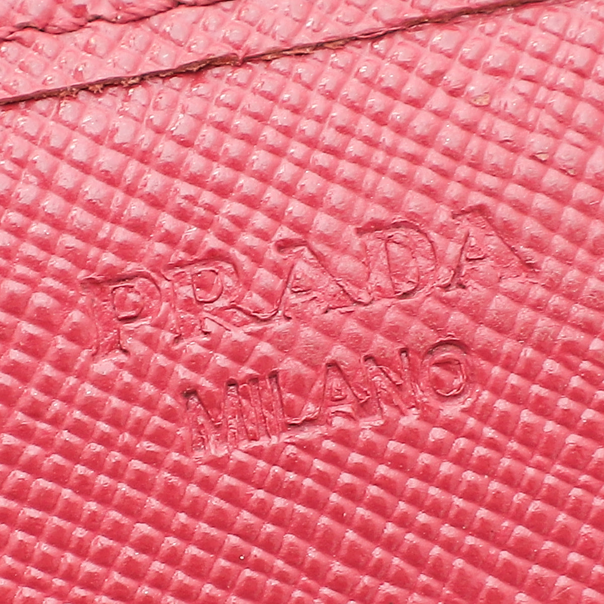 Prada Pink Lux Bow Continental Wallet