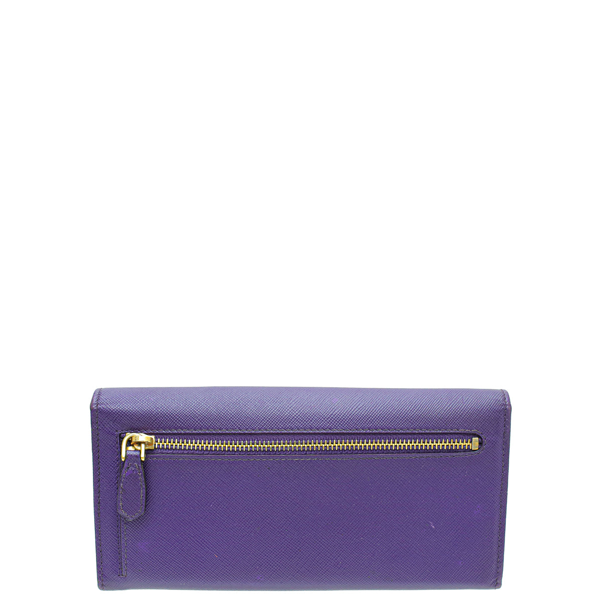 Prada Violet Lux Continental Wallet-Prada-THE CLOSET