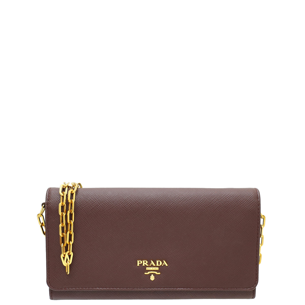 Prada Granato Metal Wallet On Chain-Prada-THE CLOSET