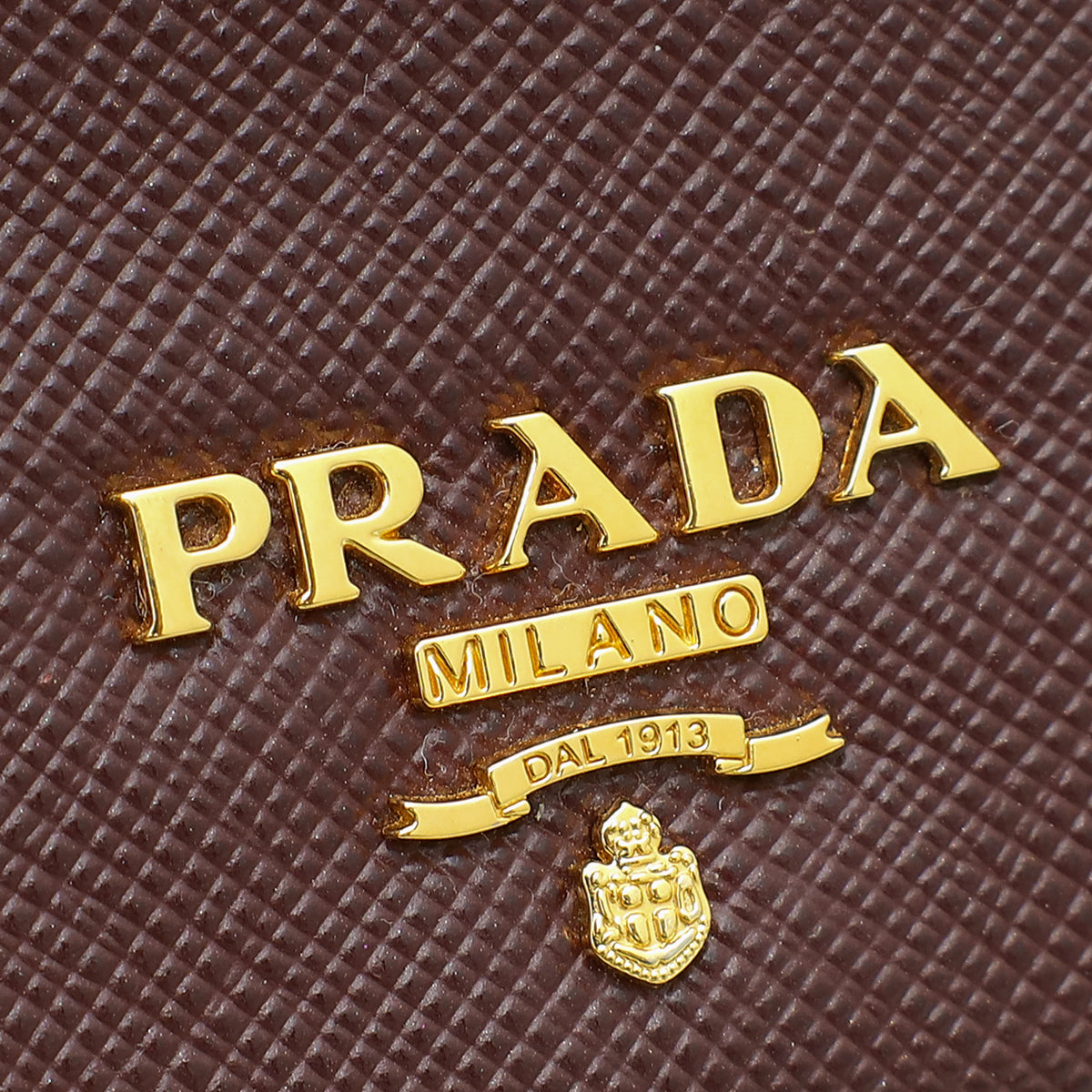 Prada Granato Metal Wallet On Chain