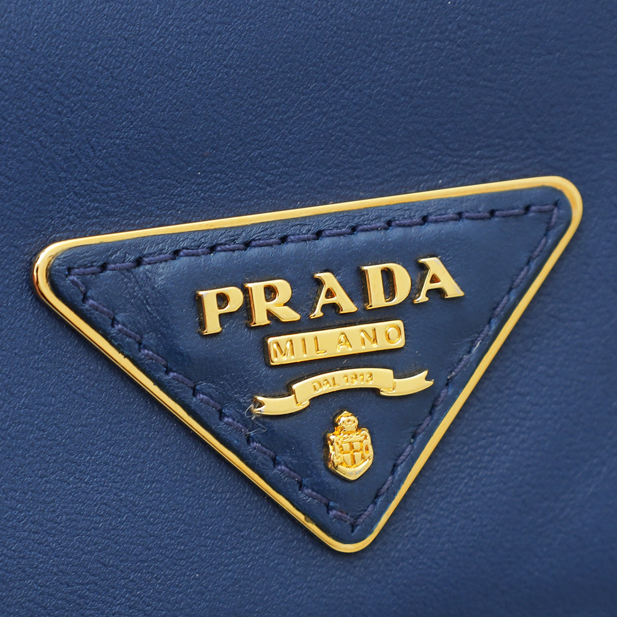 Prada Blue City Flap Long Wallet