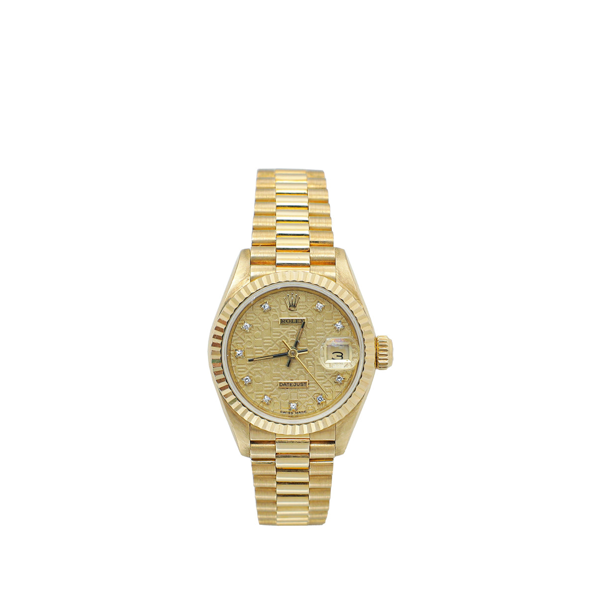 Rolex 18K Yellow Gold Lady Datejust 26 Watch