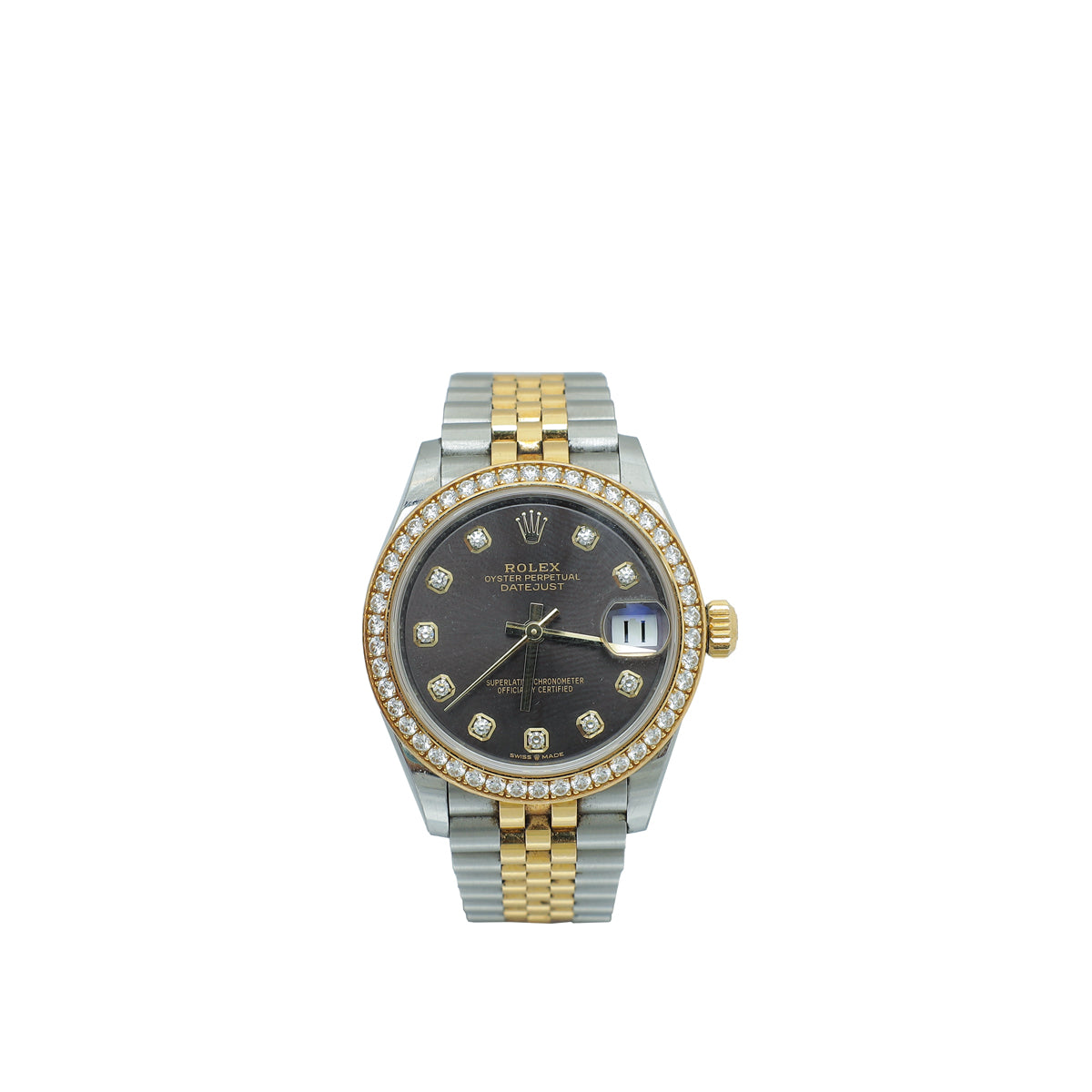 Rolex 18K Yellow Gold ST.ST Diamond Datejust 31mm Watch-Rolex-THE CLOSET