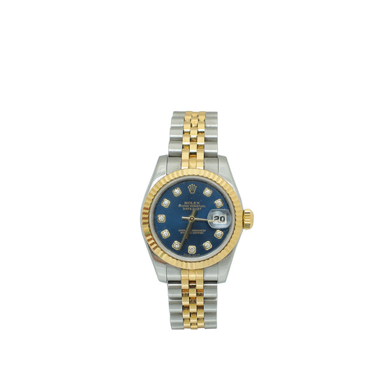 Rolex 18K Yellow Gold & Steel Datejust 26mm Watch