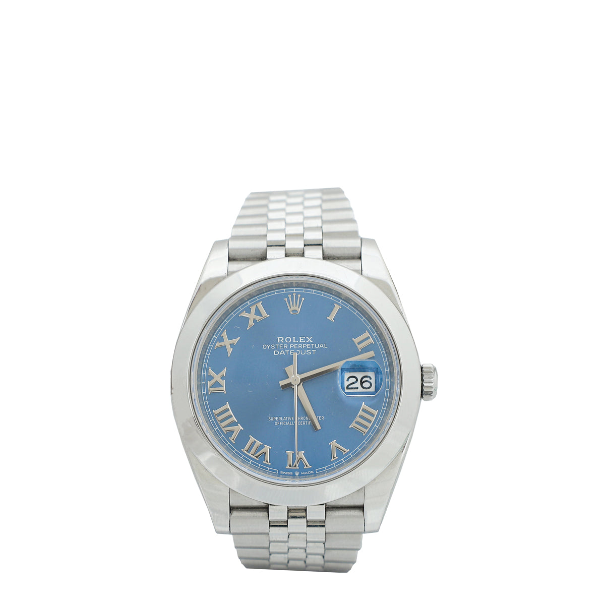 Rolex Stainless Steel Oyster Perpetual Datejust 41mm Watch-Rolex-THE CLOSET