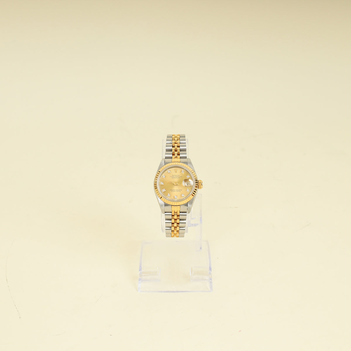 Rolex 18K Yellow Gold Stainless Steel Datejust 26mm Watch