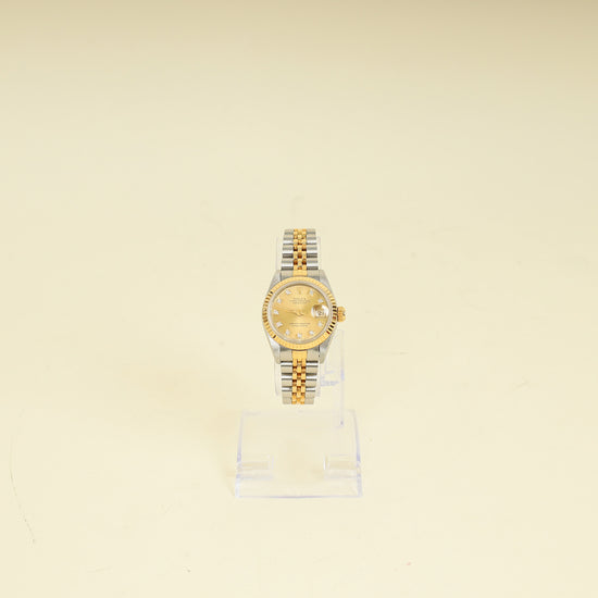 Rolex 18K Yellow Gold Stainless Steel Datejust 26mm Watch