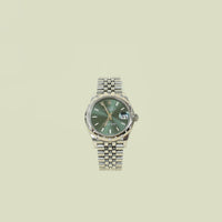 Rolex Oystersteel White Gold Diamond Datejust 31mm Watch