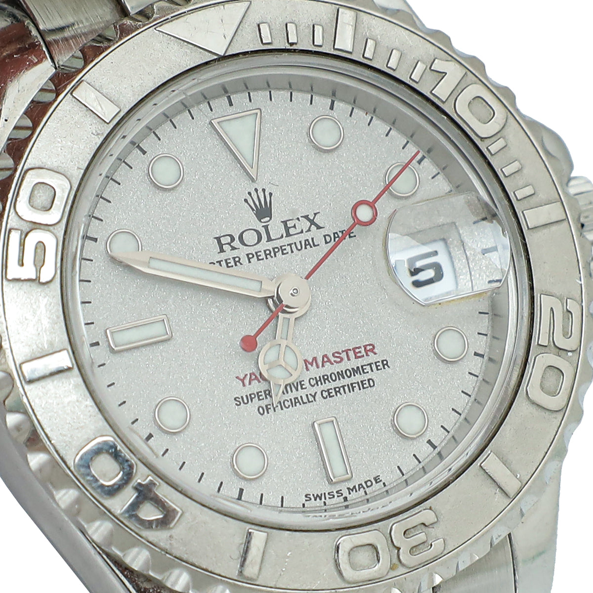 Rolex Platinum ST.ST Yachtmaster 29mm Watch