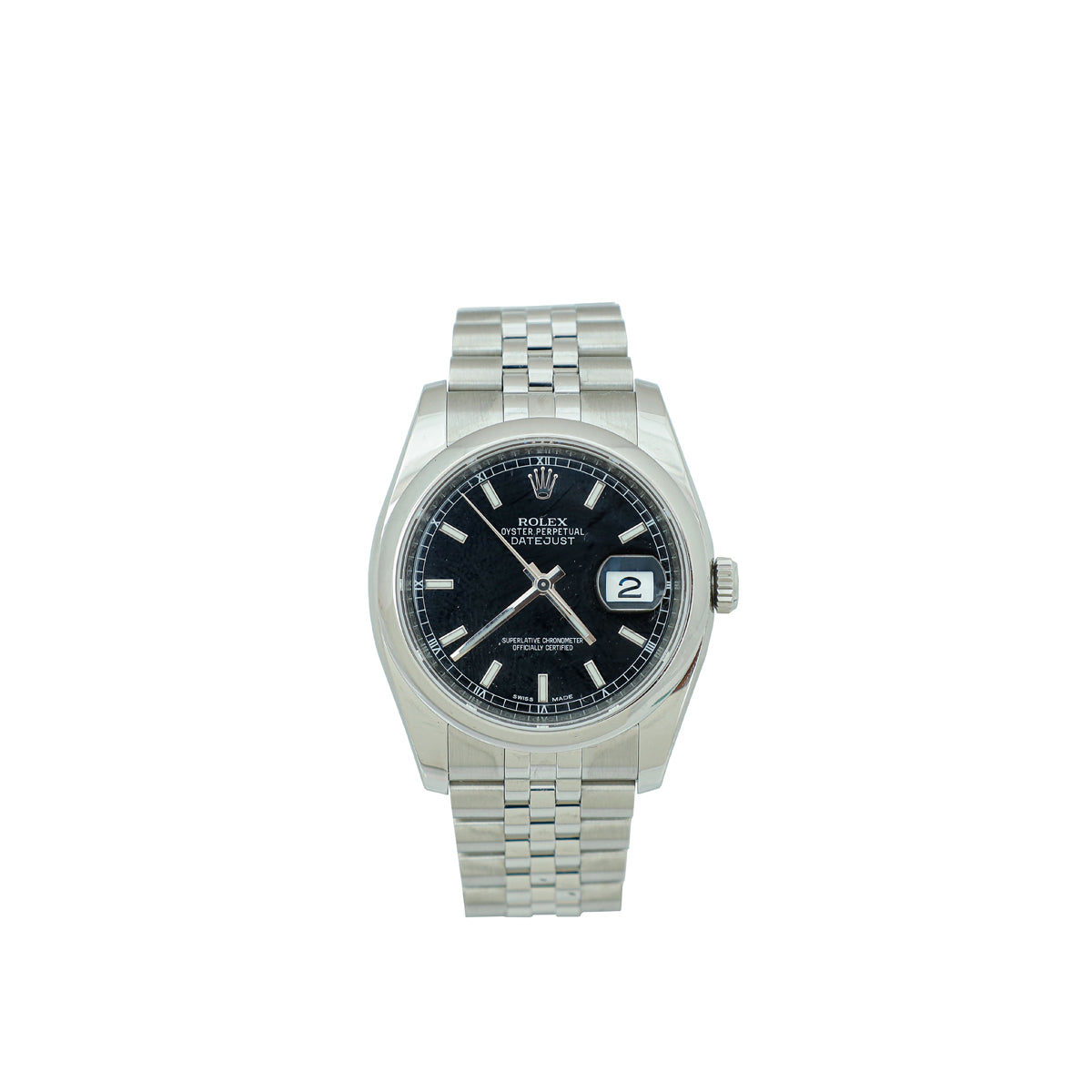 Rolex Stainless Steel Datejust 36mm Watch (Unisex)