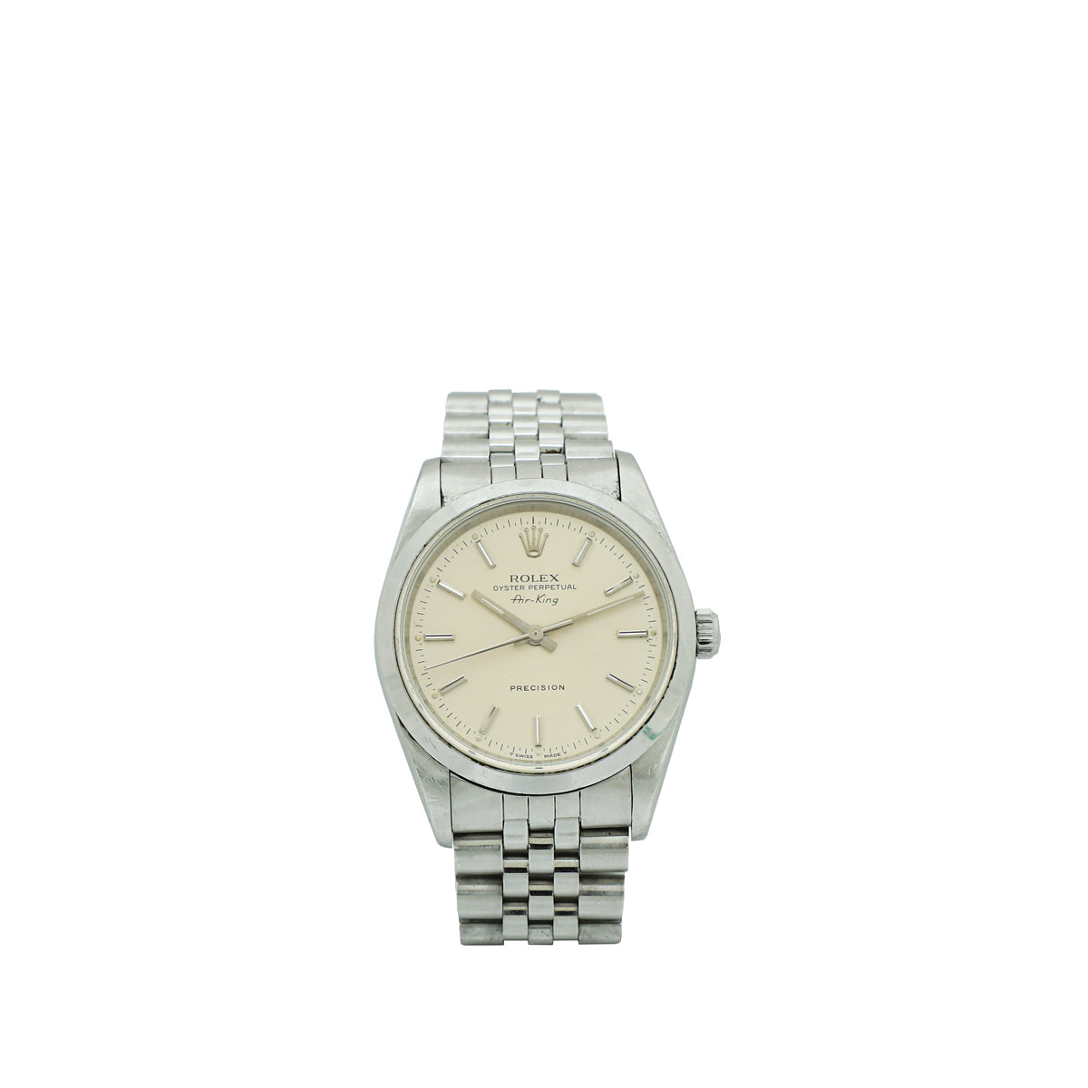 Rolex Stainless Steel Air King 34mm Watch-Rolex-THE CLOSET