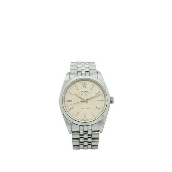Rolex Stainless Steel Air King 34mm Watch