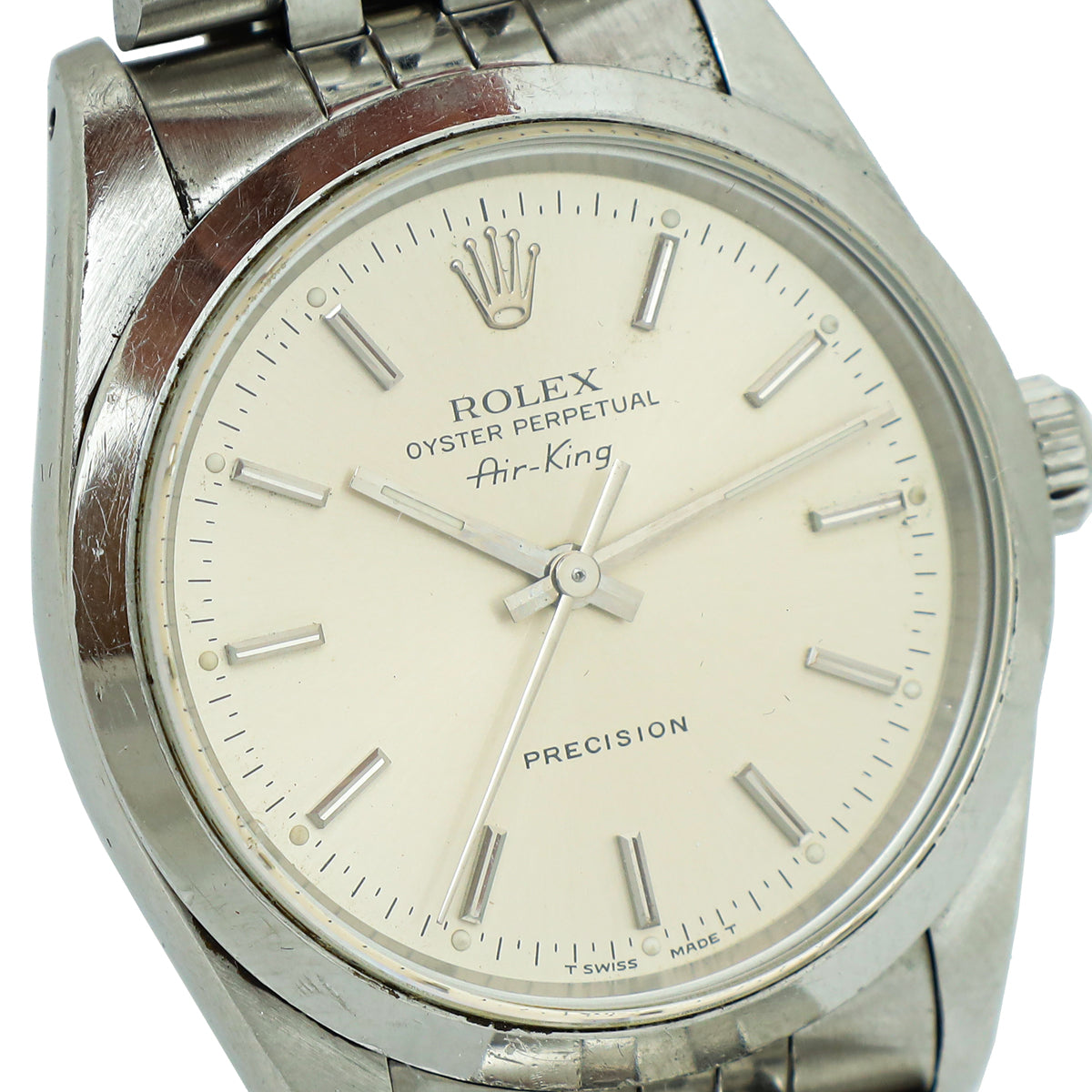 Rolex Stainless Steel Air King 34mm Watch