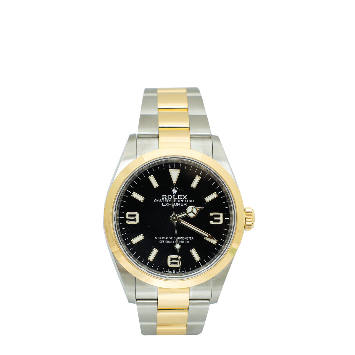 Rolex Steel & Gold Explorer 36mm Watch-Rolex-THE CLOSET