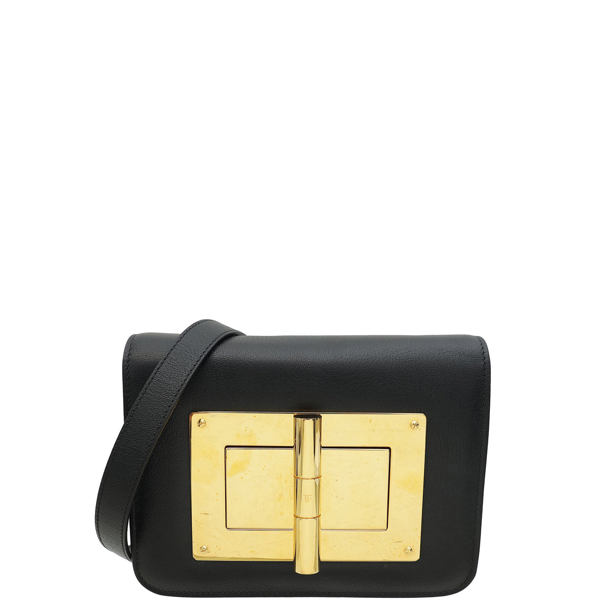 Tom Ford Black Natalia Medium Flap Bag