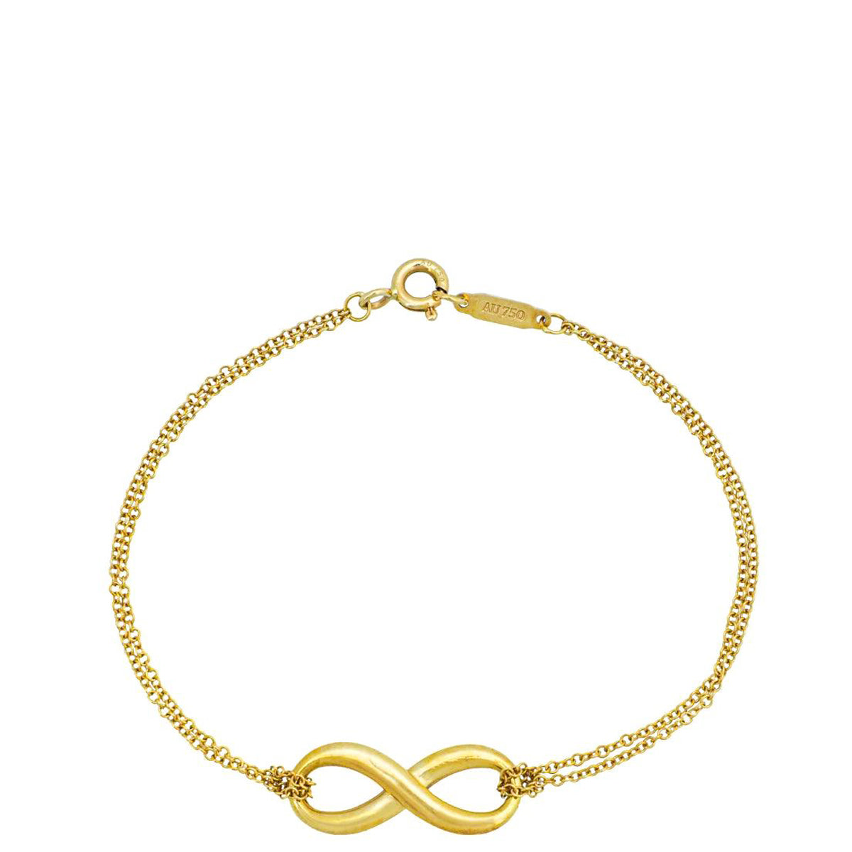 Tiffany & Co 18K Yellow Gold Infinity Bracelet-Tiffany & Co-THE CLOSET
