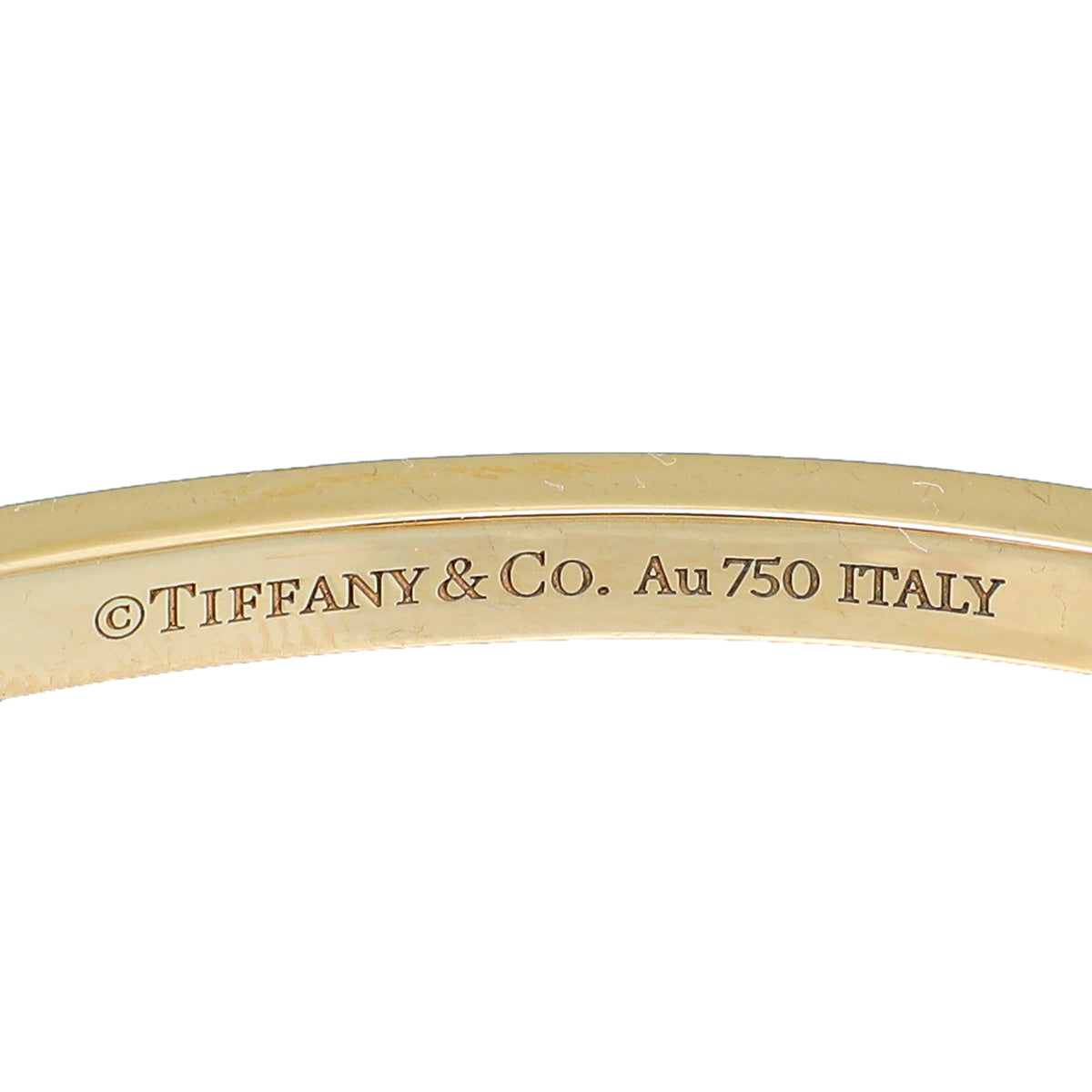 Tiffany & Co 18K Yellow Gold T1 Hinged Medium Bangle
