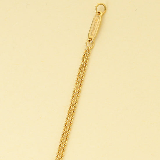 Tiffany & Co. Yellow Gold Infinity Pendant Necklace